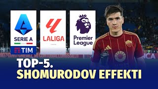 Shomurodov parvozi, 4 o‘yinki o‘ynamayotgan Husanov, A Seriya va La Ligadagi chempionlik intrigasi