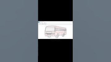 How to Draw a Bus in Ms Paint. #shorts #mspaint #busdrawing #computerdrawing
