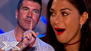 Flirty & Fiesty! When Contestants GET CHEEKY With The Judges At X Factor Auditions!