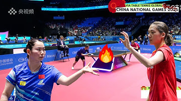 FULL MATCH | Chen Yi vs He Zhuojia |  2025 China National Games Table Tennis (Team)