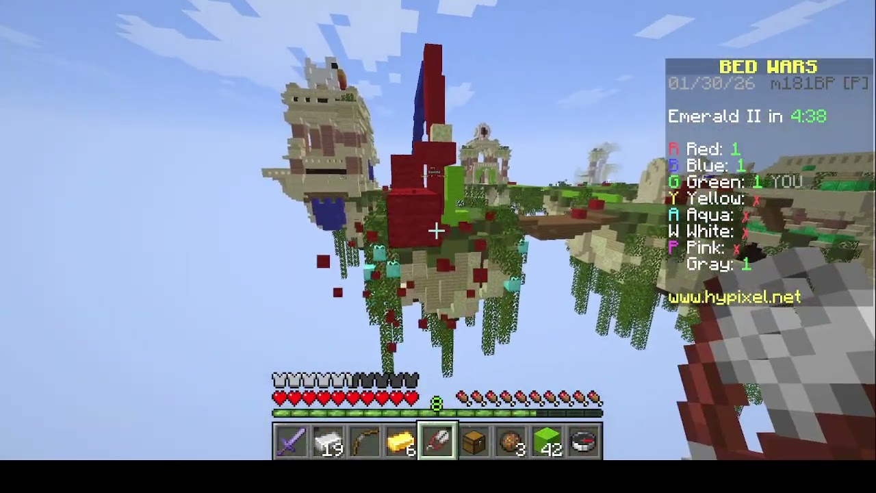 Hypixel bedwars but its a 3v1