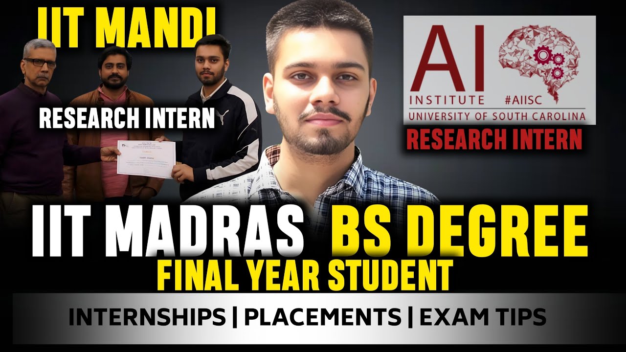 All About IIT Madras BS Degree: Placements, Internships, Projects,  AI Impact,  MTech(AI & ML)