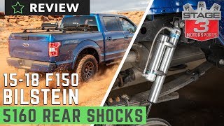 2015-2018 F150 4WD Bilstein 5160 Remote Reservoir Rear Shock Review On & Off-Road 2015-2018 F150 4WD Bilstein 5160 Remote Reservoir Rear Shock Review On & Off-Road