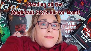 Reading the ENTIRE Horror category for Goodreads Choice Awards 2025 😱