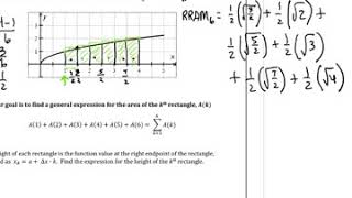 6.2 Summation Notation - Writing Area as a Limit