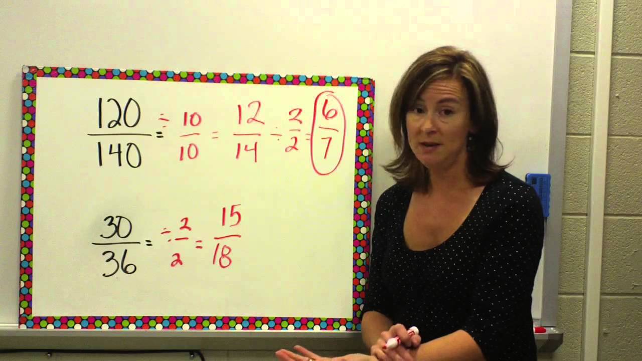 Fractions in Simplest Form - YouTube