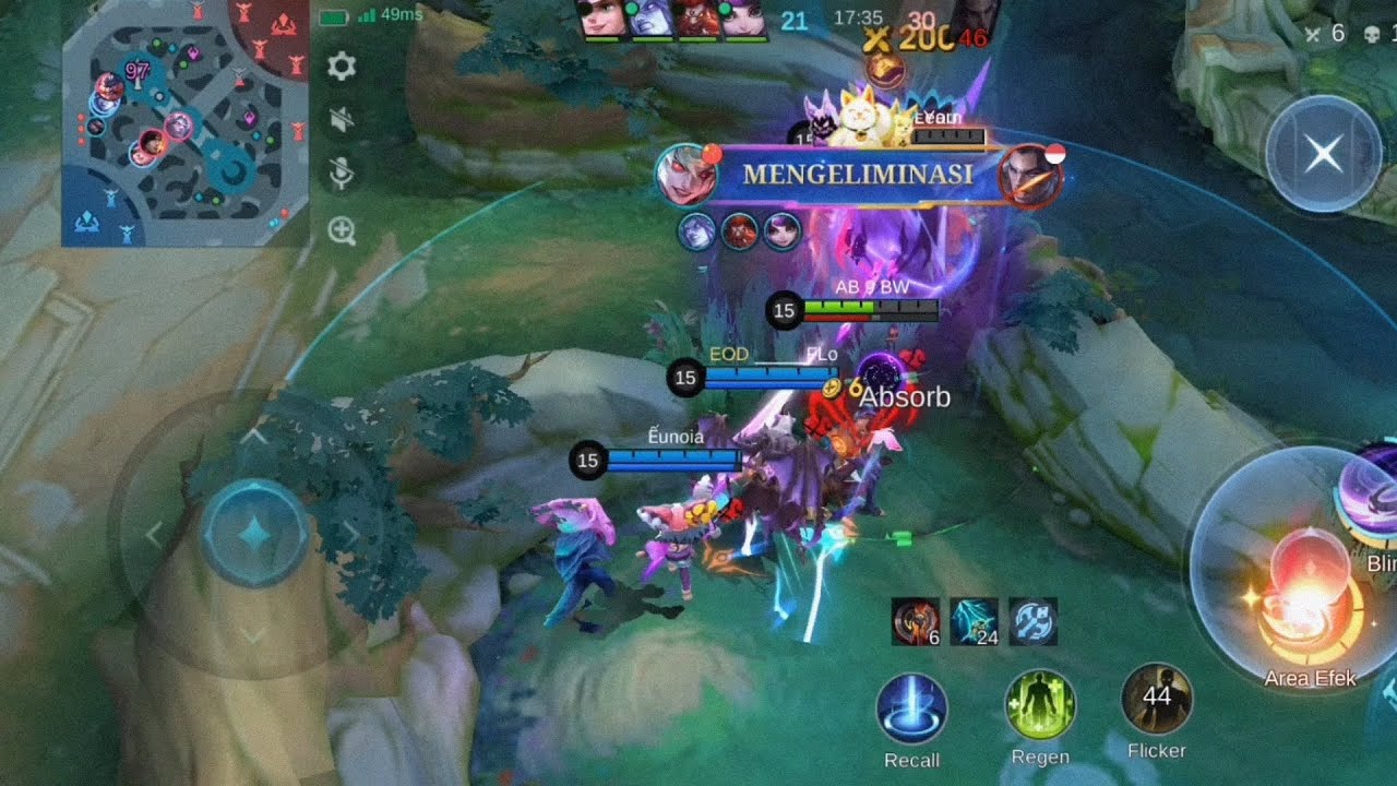 MOBILE LEGENDS: BANG BANG | 5 VS 5 | REAL SOLO RANK DYRROTH | EPIC COMEBACK | DURASI 1/2 JAM | #mlb