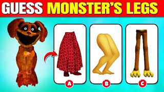 Guess The Monster By Emoji & Legs | Poppy Playtime Chapter 3| Smiling Critters, Dogday, Catnap