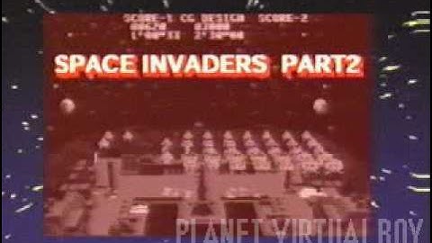 Space Invaders Virtual Collection Promo (Virtual Boy)