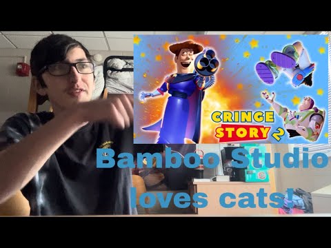 BAMBOO STUDIO LOVES CATS! Toy Story 2 [YTP] A CARTOON PARODY by Bamboo Studio reaction