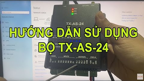 HƯỚNG DẪN SỬ DỤNG BỘ TX-AS-24 - CẢNH BÁO QUA CUỘC GỌI VÀ TIN NHẮN