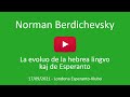 17a de septembro 2021 - Prelego de Norman Berdichevsky