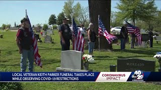 Local veteran Keith Parker funeral takes place while observing COVID-19 restrictions