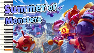 Summer Of Monsters Battle 1 Piano - Brawl Stars Music