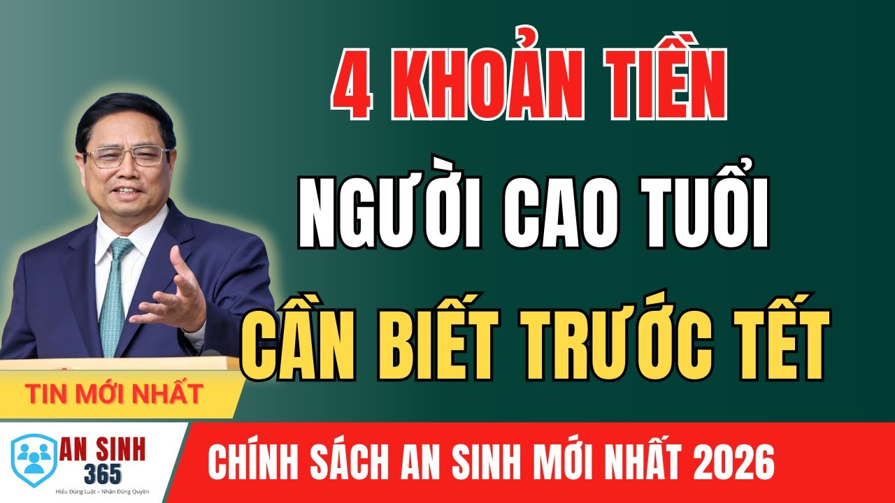 4 Khoản Tiền Người Cao Tuổi Cần Biết Trước Tết – Hiểu Đúng Để Không Nhầm Lẫn