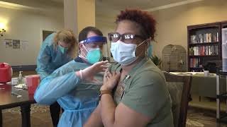 Spring Hill Assisted Living Facility vaccinates residents, family and staff in Morristown