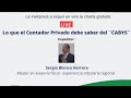 Charla: "Lo que el Contador Privado debe saber sobre CABYS"