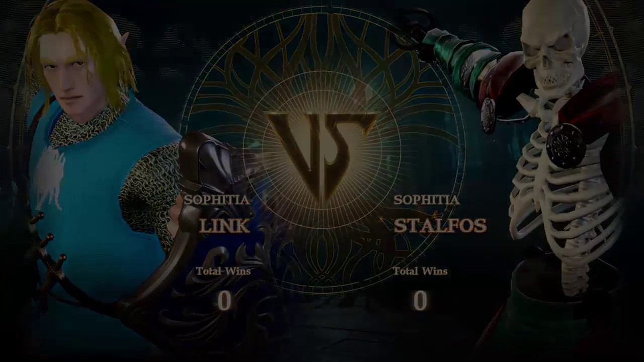 LINK VS. STALFOS - SOULCALIBUR™Ⅵ - Legend of Zelda Edition - YouTube