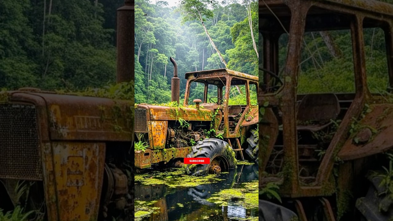 Travel Exploring | Abandoned Tractor | Mysterious Jungle | 