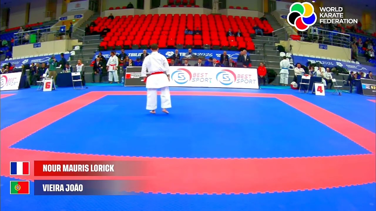NOUR MAURIS LORICK vs VIEIRA JOAO  kata competition. World karate championships 2026