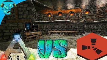 2 Men 1 Base Raid the RUST Inspired ARK Base! 2M1B E3