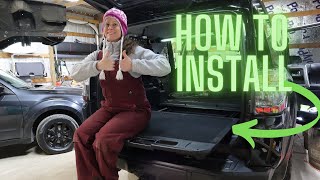 How to Install a Toyota 4Runner OEM Rear Sliding Cargo Tray
