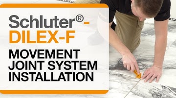 How to Install the Schluter®-DILEX-F Movement Joint System