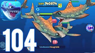 Fish Eat Fish.io - Gameplay Walkthrough Part 104 - Tiger Shark (ios,Android) screenshot 5