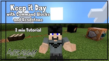 Keep it day with Command Blocks and Redstone : Minecraft 1.16 Tutorial