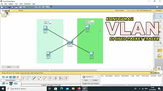 TUTORIAL - KONFIGURASI VLAN PADA CISCO PACKET TRACER - 2022