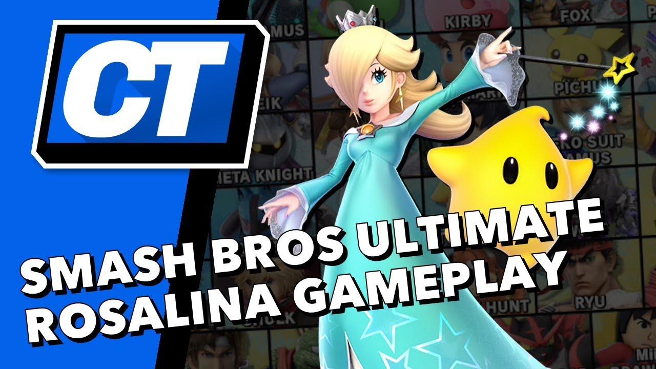 Rosalina Gameplay in Super Smash Bros. Ultimate YouTube
