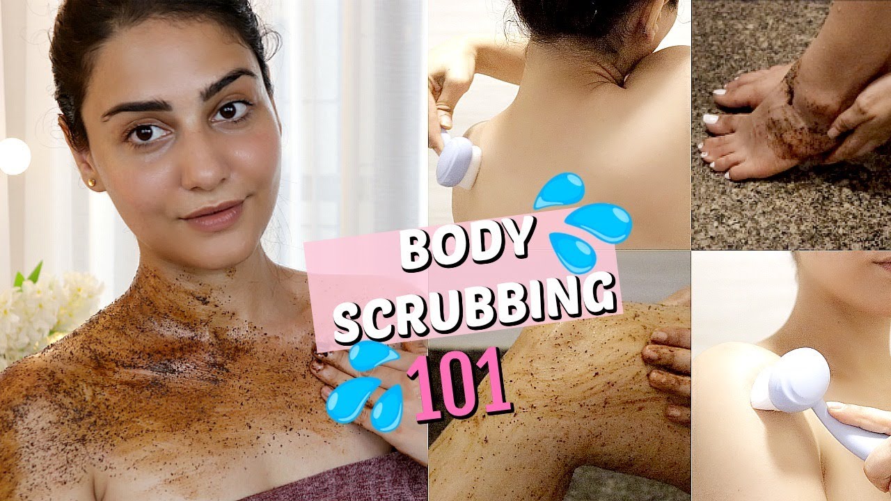 How I scrub my body | for in growth| dead skin - YouTube