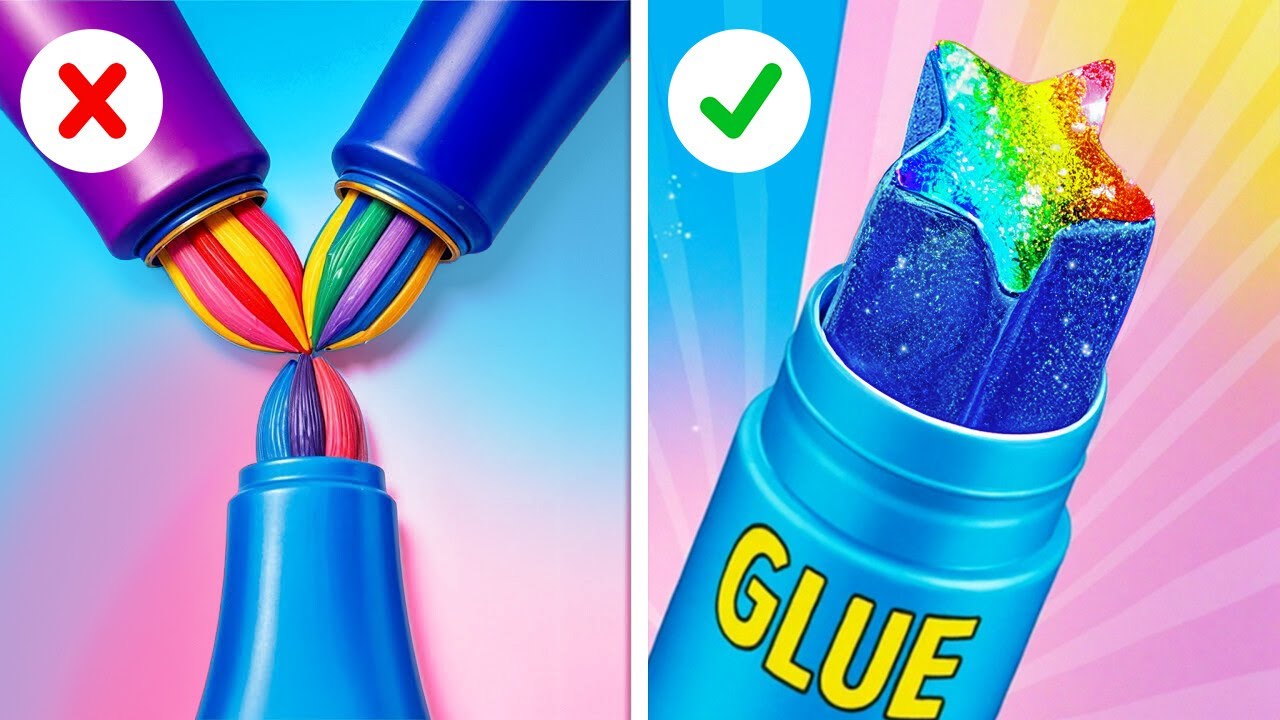 NEW ART SCHOOL IDEAS! 🏆 Amazing School HACKS For Creative Students By 123 GO! LIVE