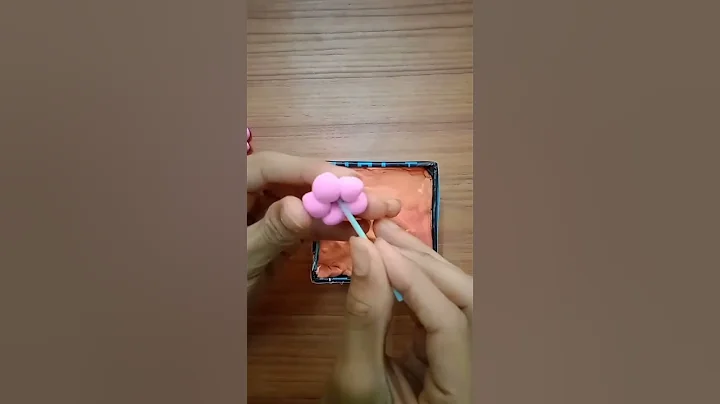 diy clay flower pot 💕 #viralvideo #shortsvideo #trending #youtubeshorts #art #viral #painting #bts