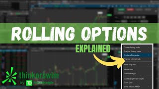 How to Roll Options on ThinkorSwim | StepbyStep Tutorial