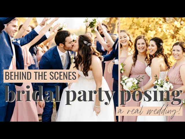 10 Easy & Stylish Poses for Your Bridal Party | Wedding Tips