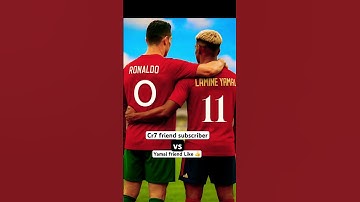 Face Stop Challenge with Cristiano Ronaldo & Lamine Yamal ⚡🔥 #shorts