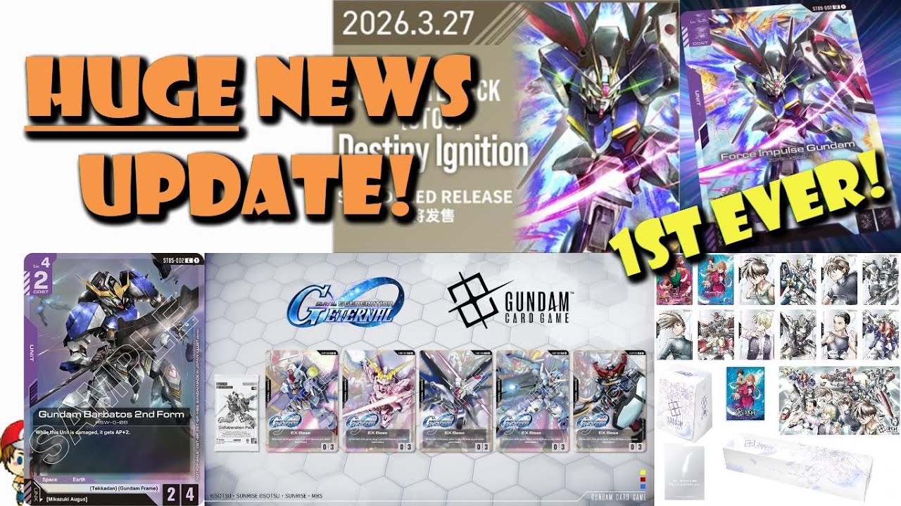 その他 GUNDAM BOOSTER DRAFT KING 09 HUGE Gundam Card Game News Update! New Set! 1st Ever Ultimate Deck