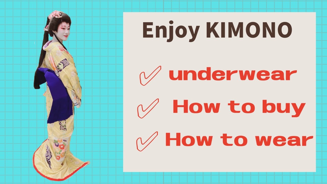 【THE KIMONO】How to wear | underwear | price | How to get from overseas ...