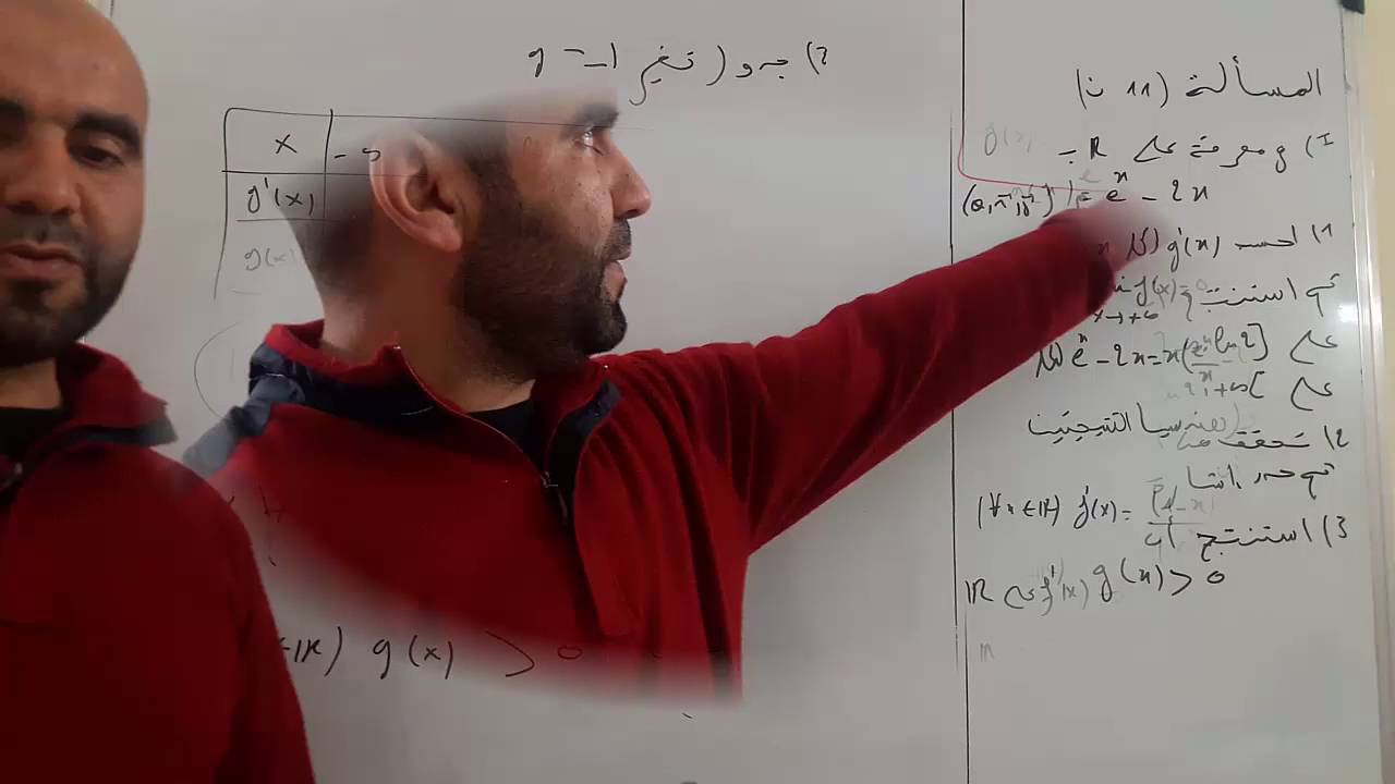 تصحيح المسألة من امتحان 2015 الدورة العادية غير المسرب(الجزء الأول)