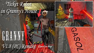 Granny (Pc) V1.8 Remake - With Ticket Robot In Granny's House