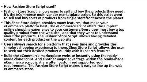 Fashion Store Multi Vendor Shopping Script | DOD IT SOLUTIONS