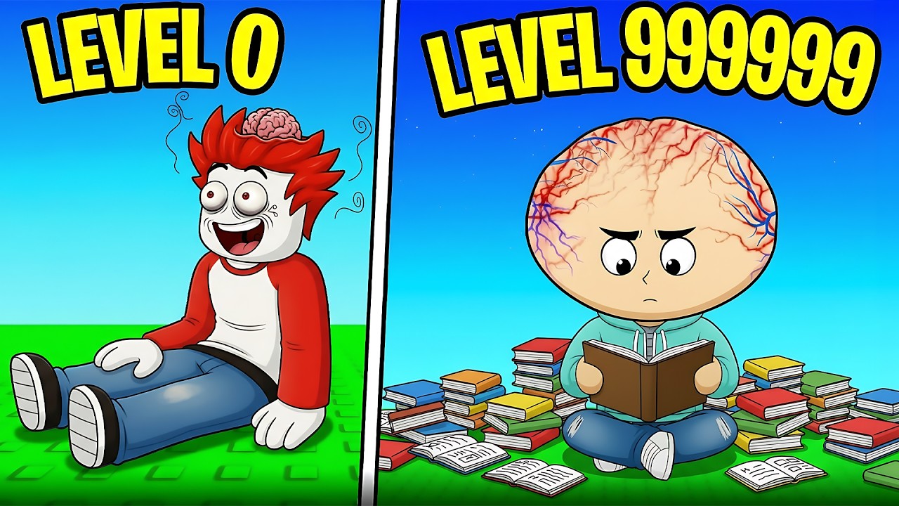 Can We Get 999,999 IQ In Roblox Big Brain Simulator 🧠🧠