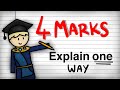 How to answer a 4 mark 