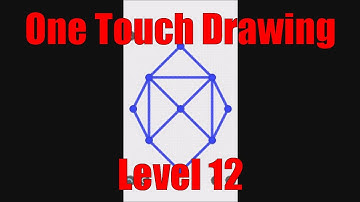 One Touch Drawing Level Stage Niveau Nivel Yровень 12. Solution