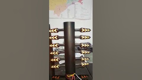 PAR Pisca led UNIVERSAL MOTO SEQUENCIAL LANTERNA FUMÊ