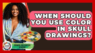When Should You Use Color In Skull Drawings? - Drawing and Painting Academy