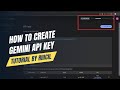 How to create API Key Gemini [TUTORIAL]