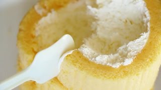 【大食い！】ローソンのプレミアムロールケーキを4段重ねて贅沢食いする人。