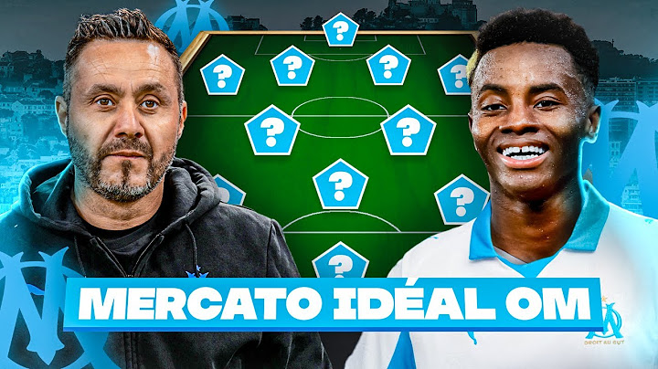 🇫🇷 Mon MERCATO IDÉAL de l’Olympique de MARSEILLE 🔵⚪️